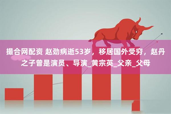 撮合网配资 赵劲病逝53岁，移居国外受穷，赵丹之子曾是演员、导演_黄宗英_父亲_父母