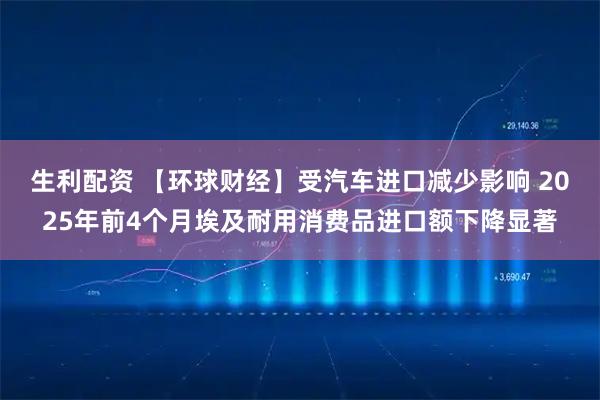 生利配资 【环球财经】受汽车进口减少影响 2025年前4个月埃及耐用消费品进口额下降显著