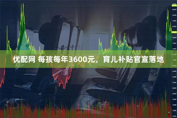 优配网 每孩每年3600元，育儿补贴官宣落地